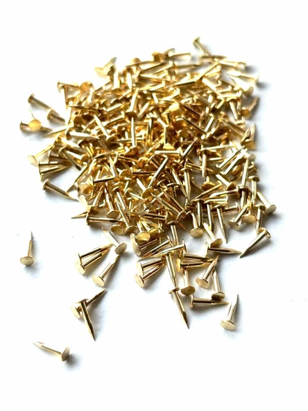 Mini hobi çivisi 7 mm 100 gram sarı