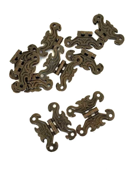 Kelebek Menteşe 10 Adet Oksit 33x40 mm Kutu ve Sandık Menteşesi Hobi Maket