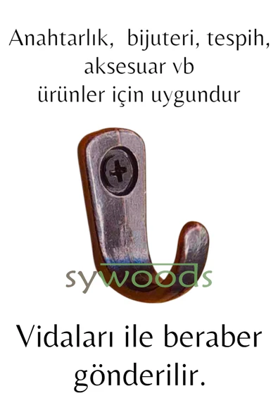 KÜÇÜK ASKI OKSİT DEKORATİF TEKLİ BİJUTERİ ASKILIK AKSESUARI 10 ADET - 2