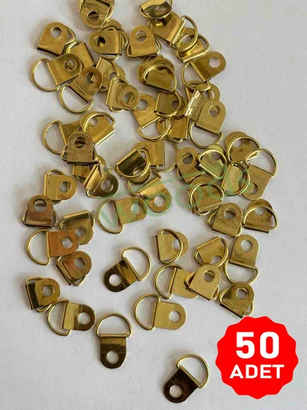 MİNİ TEL ÇERÇEVE TABLO ASKI SARI 50 ADET