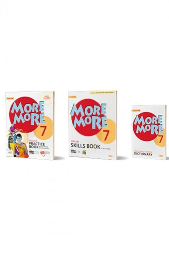 Kurmay Yayınları 7.sınıf Yeni New More&more English Practice Book (skills Book + Dictionary)