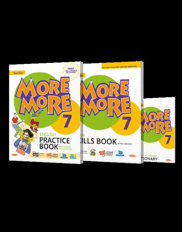 More&more 7. Sınıf Ingilizce Practıce Book + Skılls Book + Sözlük