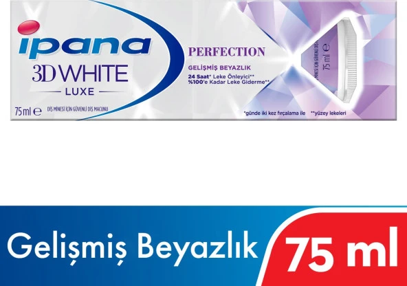 İpana 3 Boyutlu Beyazlık Luxe Perfection Diş Macunu 2x75 ml