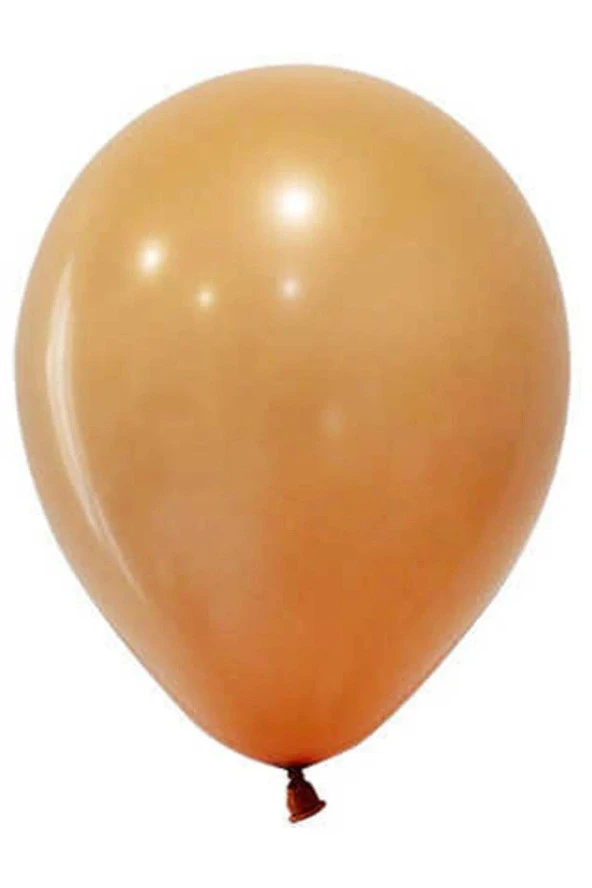 Balonevi Balon 12" Karamel Renk 12 İnç Balon (100 Lü Paket)