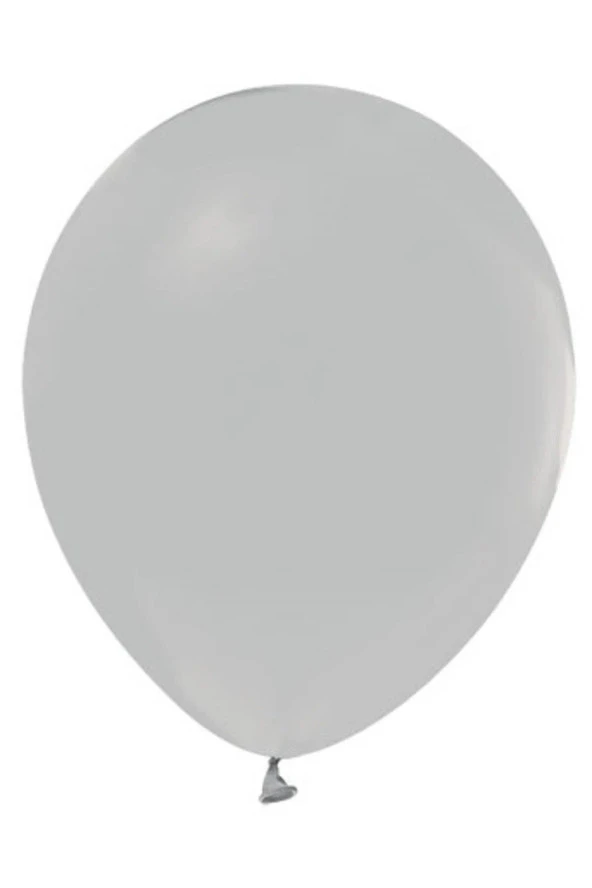 Balonevi 12" Gri Balon 12 İnç Gri Balon (100 Lü Paket)