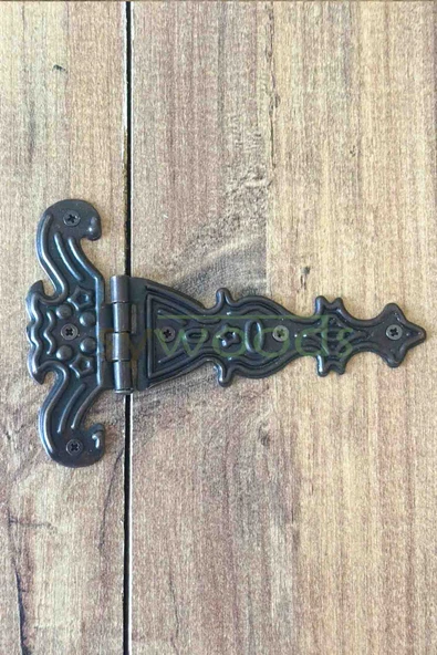 Büyük tek kuyruk menteşe 2 adet oksit renk - 2