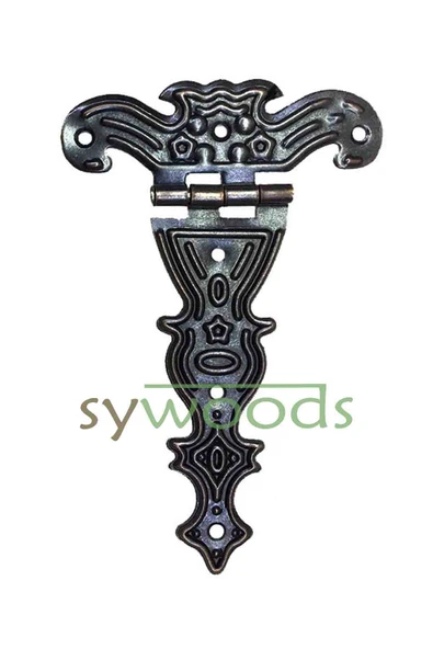 Büyük tek kuyruk menteşe 2 adet oksit renk - 3