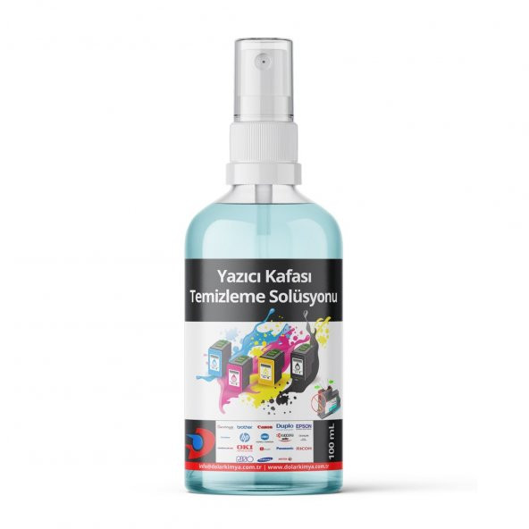 Yazıcı Kafası Temizleme Solüsyonu (Printer Head Cleaner) | 100 mL