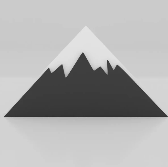 Dağ Görünümlü Peçete Tutucu - Resim 2