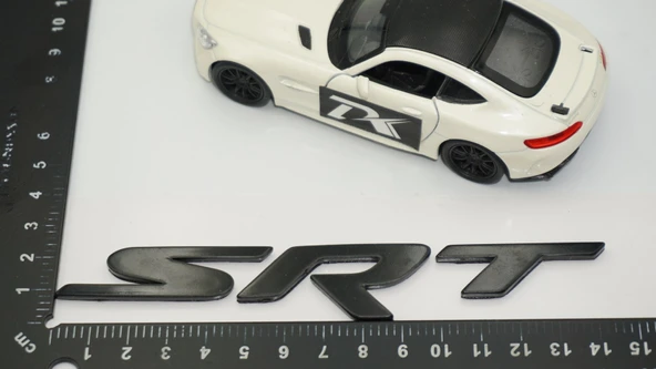 DK Tuning Dodge Challenger Billet SRT Siyah Logo Arma - Resim 2