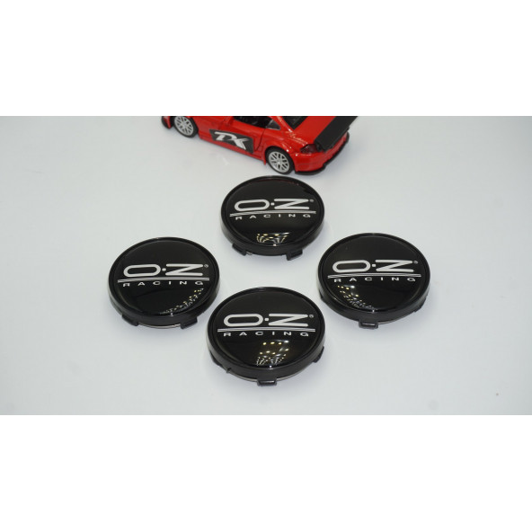 OZ Racing Jant Göbeği Kapak Seti 60mm Beyaz Siyah Renk - 2