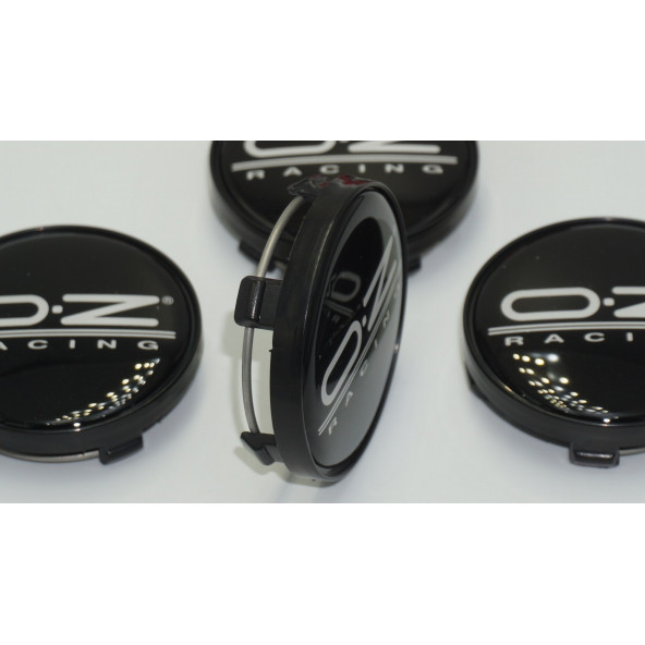 OZ Racing Jant Göbeği Kapak Seti 60mm Beyaz Siyah Renk - 4