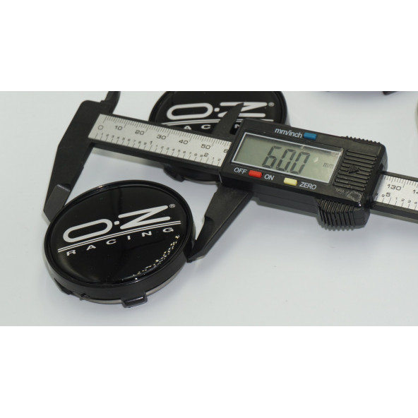 OZ Racing Jant Göbeği Kapak Seti 60mm Beyaz Siyah Renk - 5