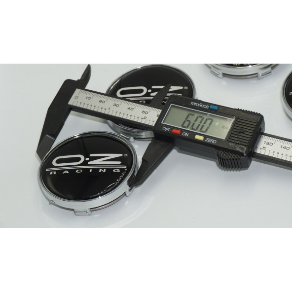 OZ Racing Jant Göbeği Kapak Seti 60mm Beyaz Gümüş Renk - 5