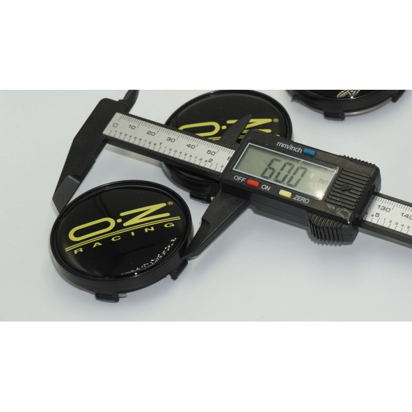 Oz Racing Jant Göbeği Kapak Seti 60mm Sarı Siyah Renk - 5