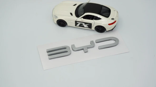 DK Tuning Byd Bagaj Gri ABS Bagaj Yazı Logo Arma - Resim 4