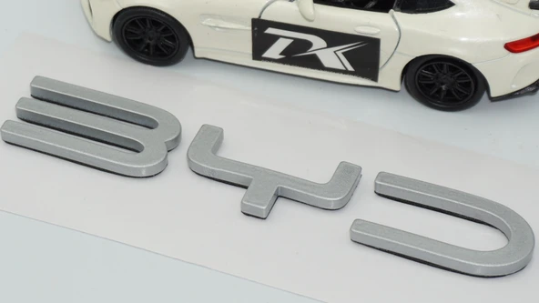 DK Tuning Byd Bagaj Gri ABS Bagaj Yazı Logo Arma - Resim 5