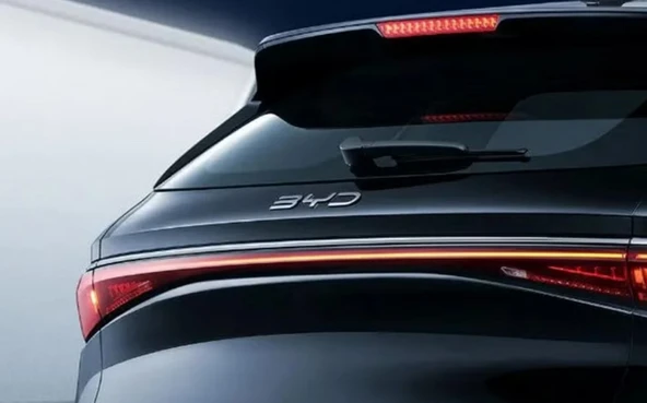 DK Tuning Byd Bagaj Gri ABS Bagaj Yazı Logo Arma - Resim 3