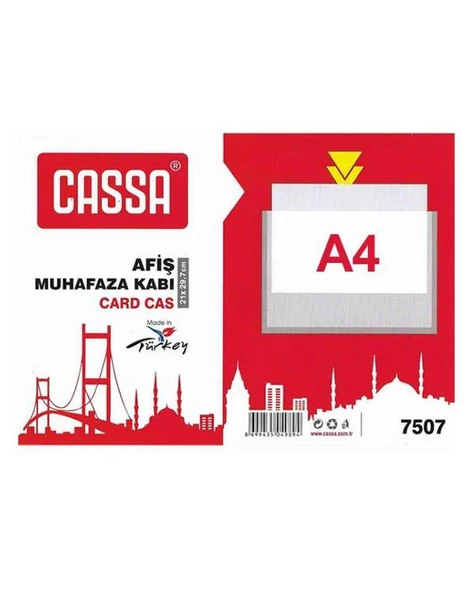 Cassa Afiş Muhafaza Kabı 7507