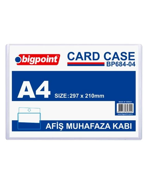 Bigpoint Afiş Muhafaza Kabı BP684-04