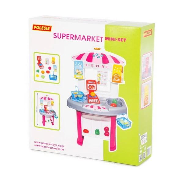 Polesie Süper Market Mini Set (kutuda) 58614 Çocuklar İçin Tartılı Market Seti Alışveriş Oyunu - 6