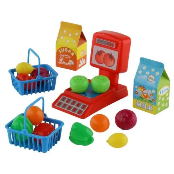 Polesie Süper Market Mini Set (kutuda) 58614 Çocuklar İçin Tartılı Market Seti Alışveriş Oyunu - 4