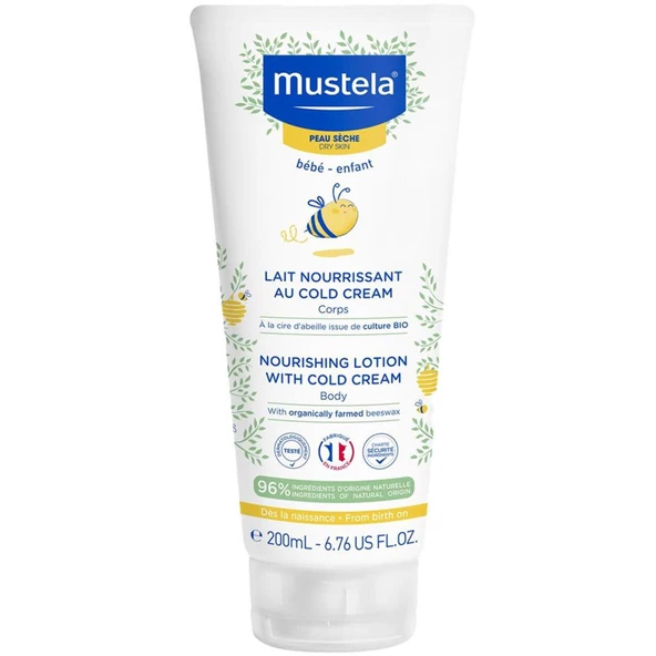 Mustela Cold Krem İçeren Besleyici Vücut Losyonu 200 ml