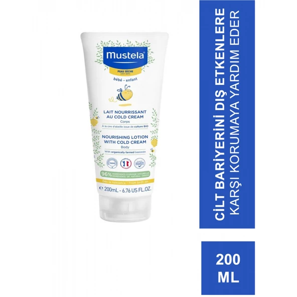 Mustela Cold Krem İçeren Besleyici Vücut Losyonu 200 ml - 2