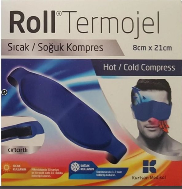Roll Termojel Göz Sıcak Soğuk Kompres Jel 8X21