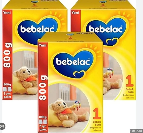 Bebelac 1 Devam Maması 800 Gram-3 adet