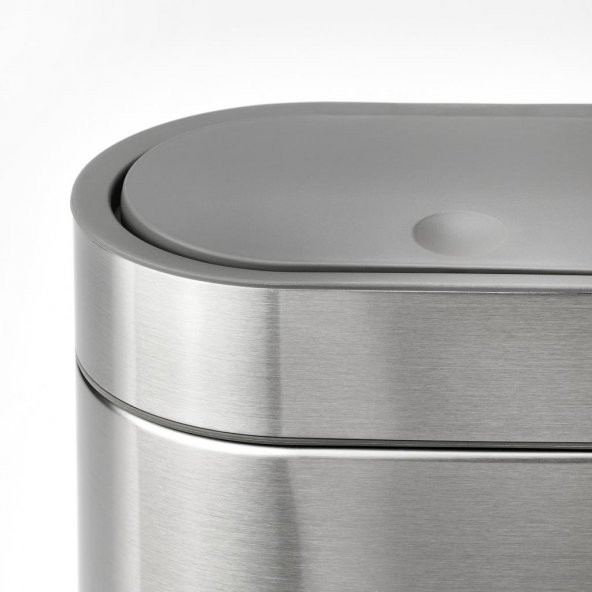 IKEA Brogrund Dokunmatik Çöp Kovası - Kutusu - 4 lt - Paslanmaz Çelik - 5