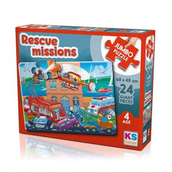 Ks Puzzle Rescue Missions Jumbo Puzzle