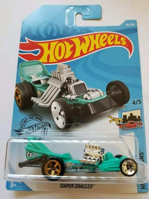 Hot Wheels Tekli Arabalar / Diaper Dragger Oyuncak Araba - 2