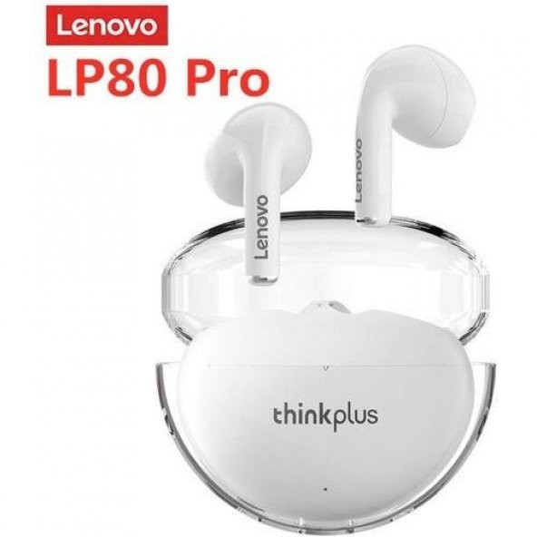 Lenovo LP80 Live Pods Pro Kablosuz Bluetooth Kulaklık Beyaz