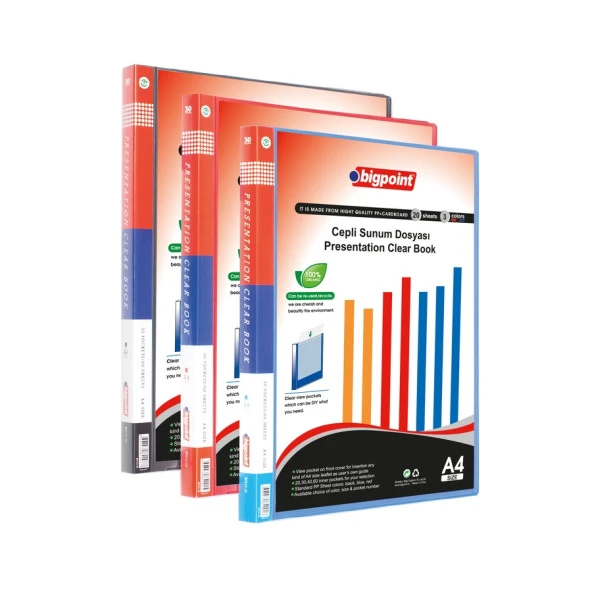 Bigpoint Sunum Dosyası Cepli 30'lu Siyah X 4'lü Paket - Resim 3