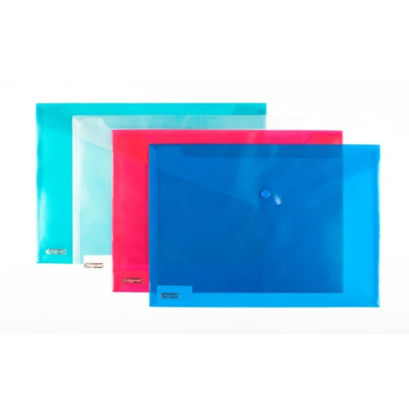 Bigpoint Çıtçıtlı Dosya A3 Mavi 12'li Poşet - Resim 2