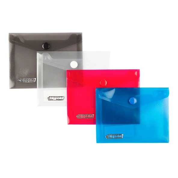 Bigpoint Çıtçıtlı Dosya A7 Mavi 12'li Poşet ürün görseli