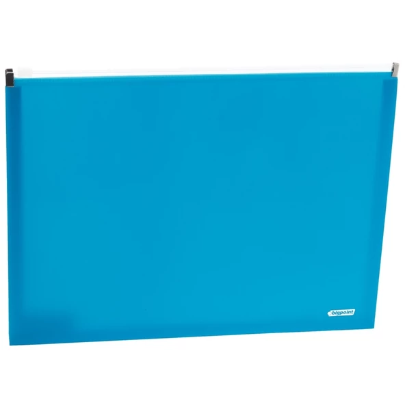 Bigpoint Körüklü Döküman Dosyası Lolly A4 Mavi 5'li Poşet - Resim 2