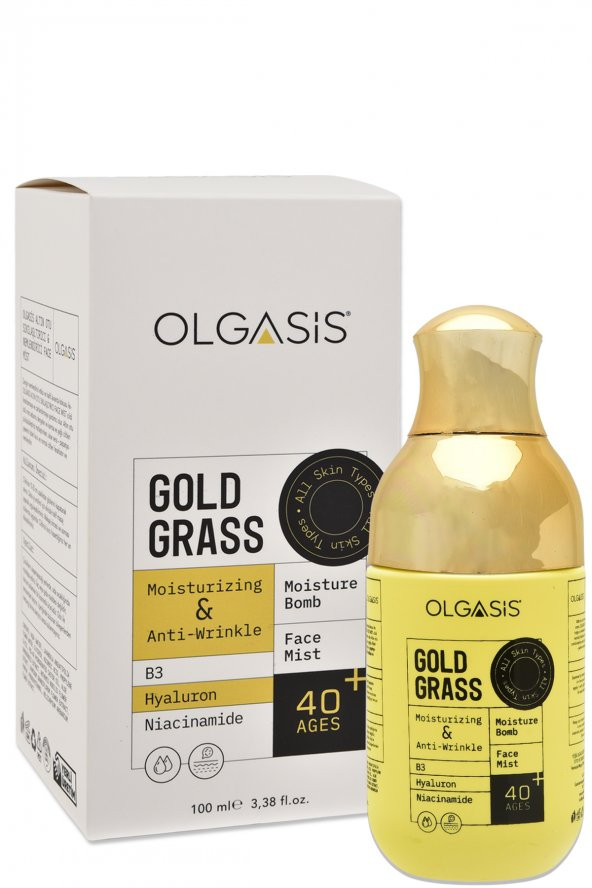 Gold Grass Face Mist Altın Otu Sıkılaştırıcı Yoğun Kırışıklık Yaşlanma Karşıtı Yüz Spreyi 100 Ml