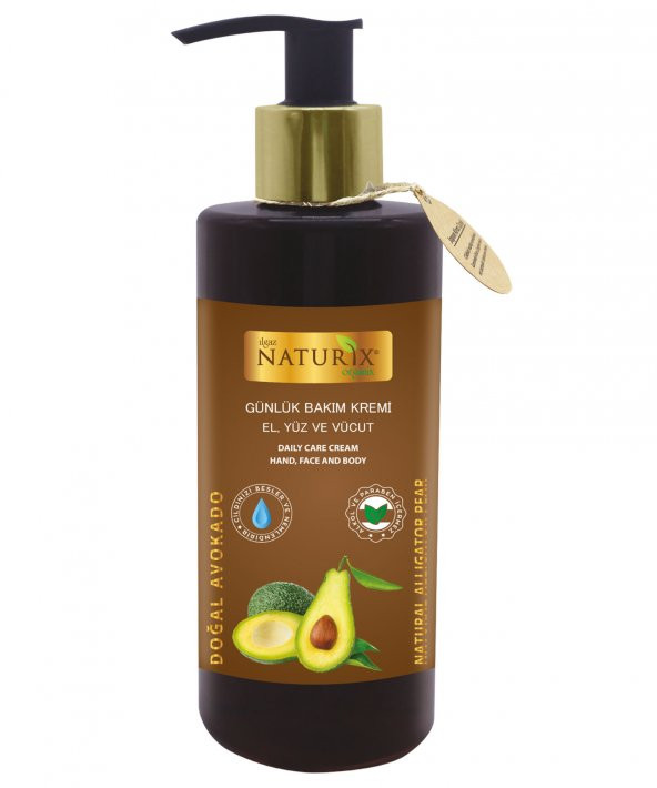 3 Lü Avokado Yağı Özlü 250 Ml  Organik Günlük Bakım Kremi Nemlendirici El Yüz Vücut Bakım Kremi - 2
