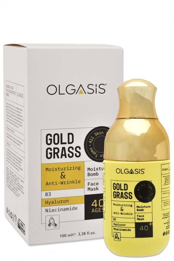 Gold Grass Altın Otu Sıkılaştırıcı Yoğun Kırışıklık Açıcı Yaşlanma Karşıtı Durulanmaz Gece Maskesi