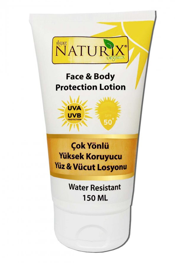 Spf 50+ Çok Yönlü Yüksek Koruyucu Yüz & Vücut Losyonu Güneş Koruyucu Krem UVA  UVB Protection Lotion