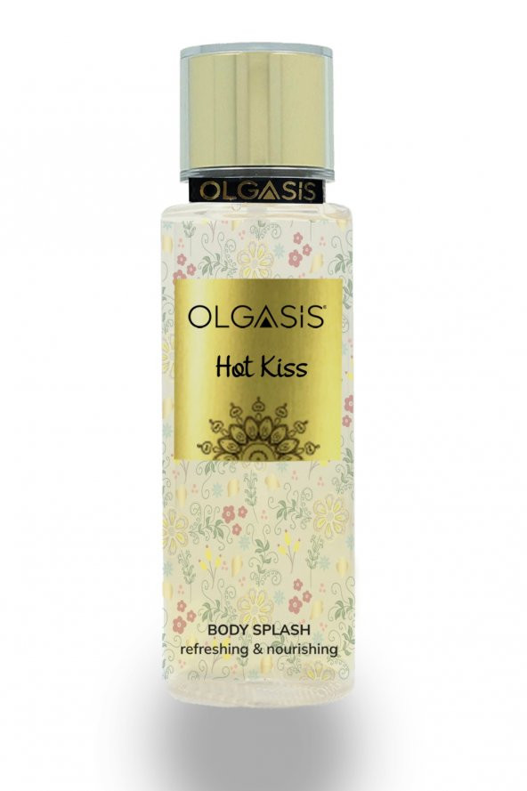 Hot Kiss Body Splash Çiçeksi Odunsu Sedirin Eşsiz Buluması Body Mist Kalıcı Vücut Spreyi 250 Ml