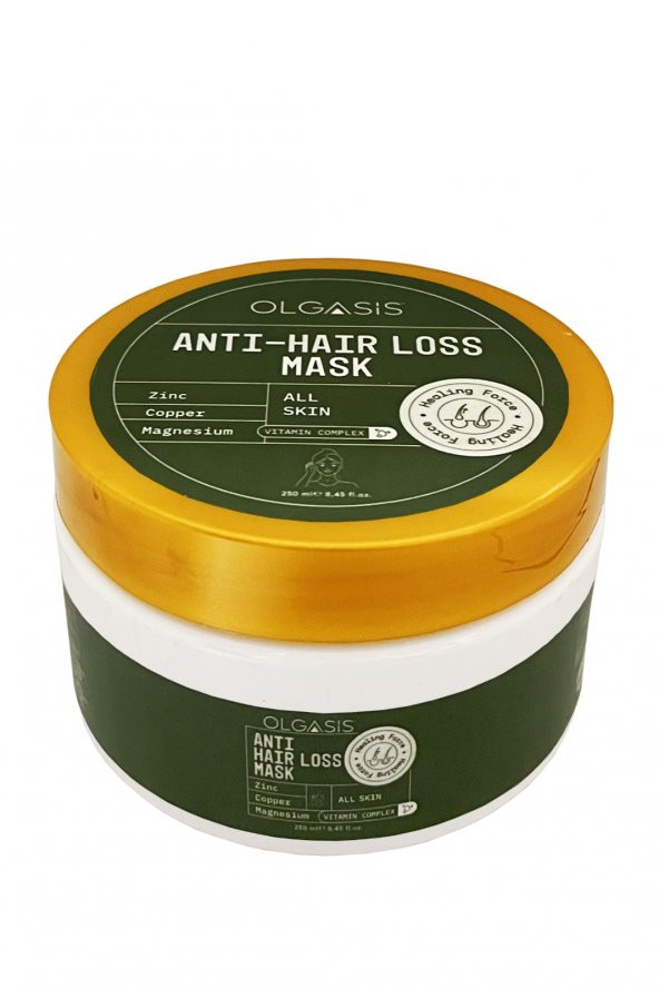 Anti Hair Loss Hair Mask Saç Çıkarı Saç Maskesi V. Complex Zinc - Copper - Magnesium 250Ml