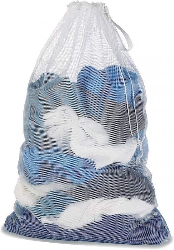 Perde Yıkama Filesi Çamaşır Yıkama Filesi Çamaşır Torbası 2 Li Set - 5