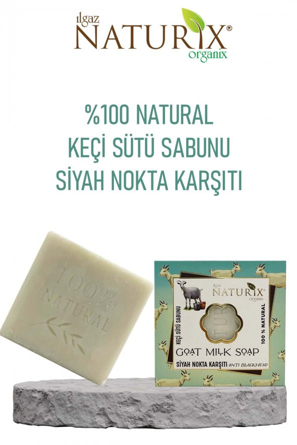 Natural Keçi Sütü Sabun Peeling Etkili Akne Kurutucu Siyah Nokta Karşıtı 100 Doğal Goat Milk Soap