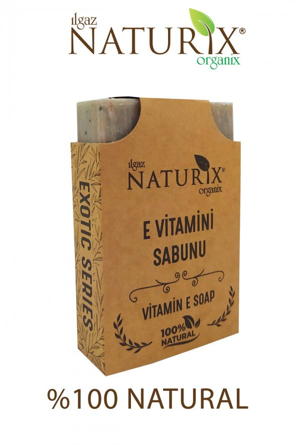 100 Doğal E Vitamini Sabun Antioksidan Hücre Yenileyici Besleyici Akne Kurutucu E Vitamini Soap