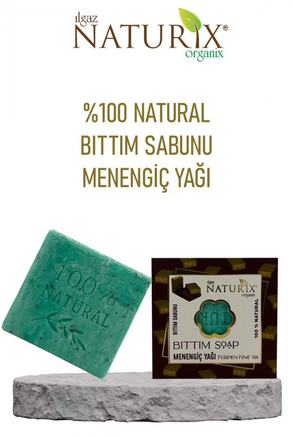 Natural Bıttım Sabunu Arındırıcı Egzama Mantar Önleyici Menengiç Botan Yağlı 100 Doğal Bıttım Soap