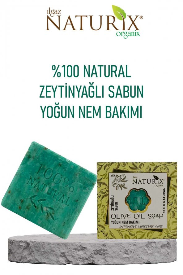 Natural Zeytinyağlı Sabun Cilt Ve Saç Sabunu Doğal Nemlendirici Arındırıcı 100 Doğal Olive Oil Soap