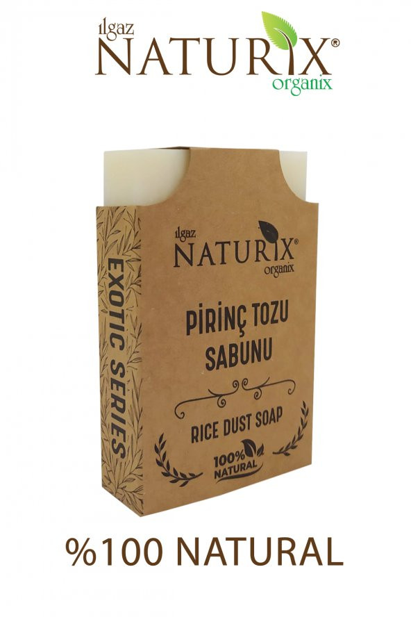 100 Doğal Pirinç Tozu Sabunu Cilt Beyazlatıcı Leke Giderici Rise Dust Soap Cilt Ve Saç Bakım Sabunu